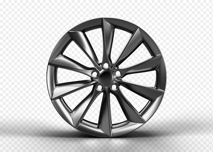 PSD auto schijf geïsoleerd op transparante achtergrond 3d-rendering illustratie