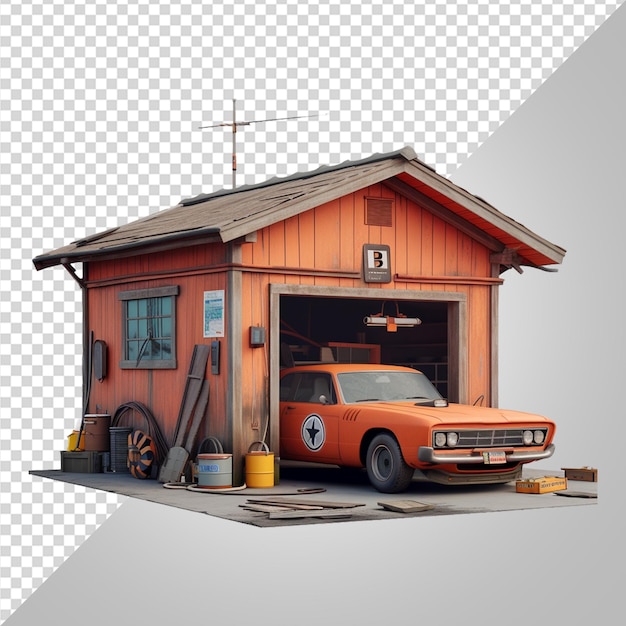 Auto-service station png