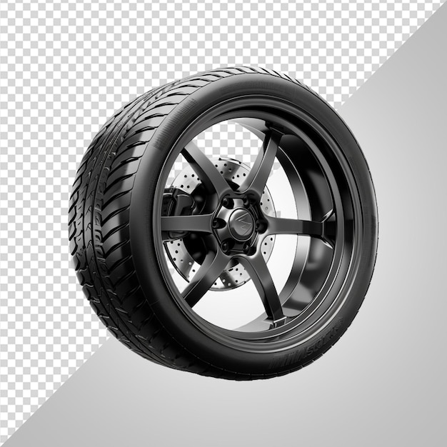 auto wiel met velg en band png
