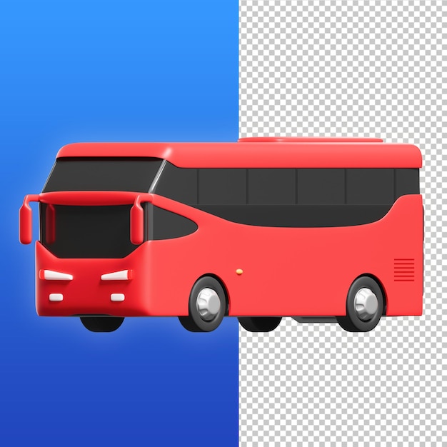 Autobus 3d Ilustracja