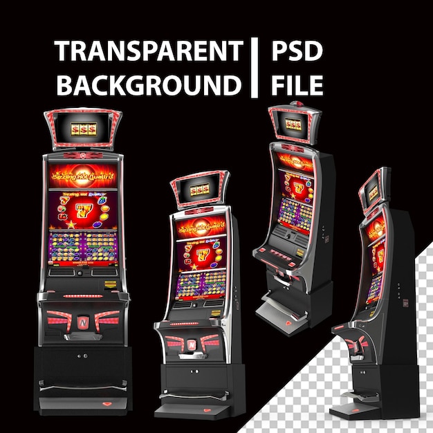 Automat do gier czerwony PNG