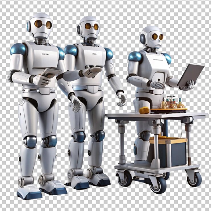 PSD automated robots are working