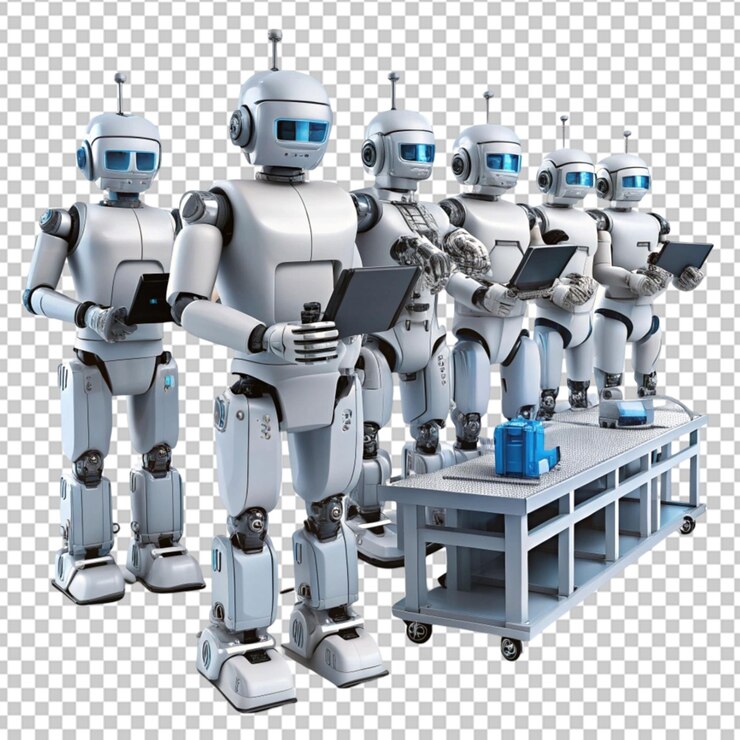 PSD automated robots are working