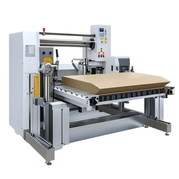 Automatische machine voor het maken van golvende kartonnen dozen