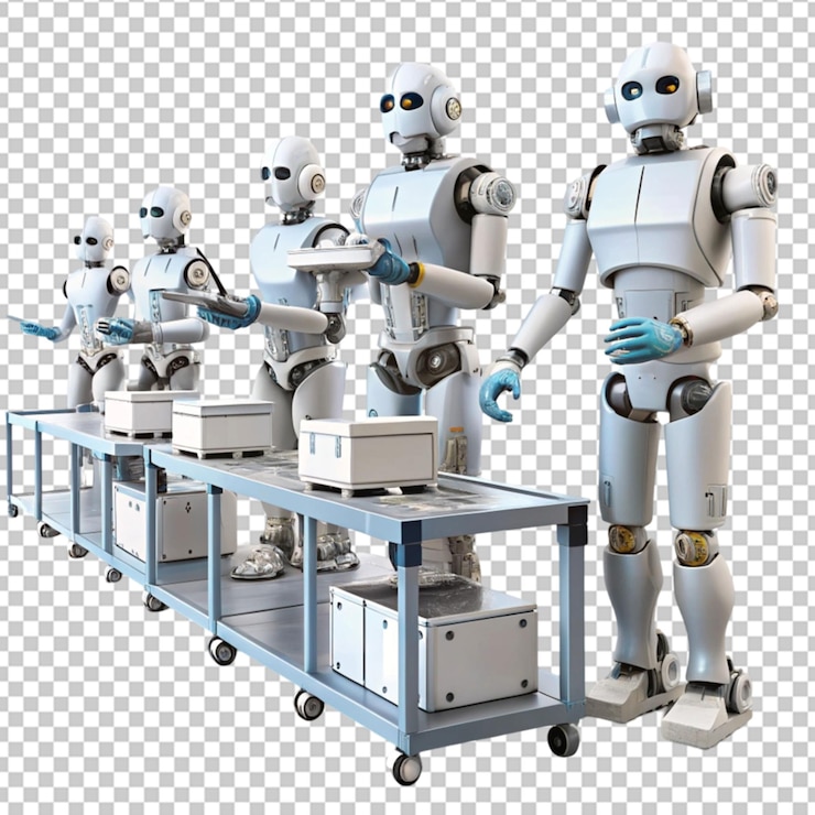 PSD automatiserte roboter er i arbeid