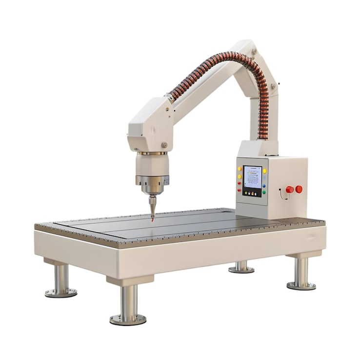 PSD automatyczna maszyna frezowa cnc z ramieniem robotycznym do precyzyjnego wytwarzania