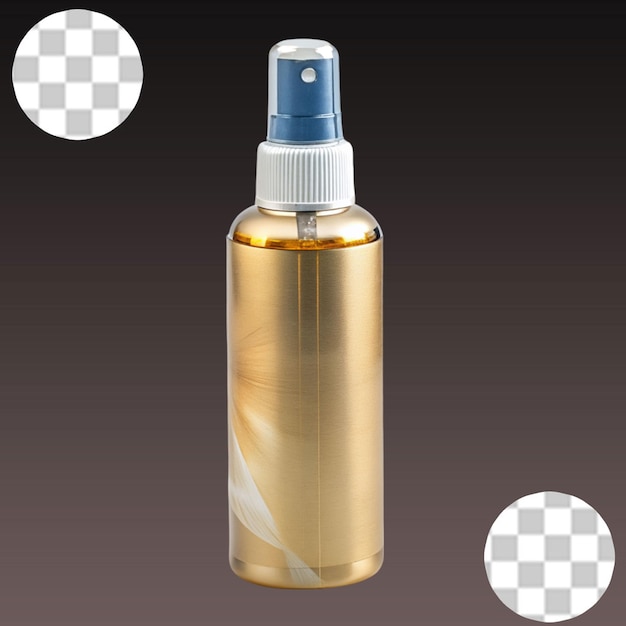 PSD automotive fluid bottle isolated on transparent background