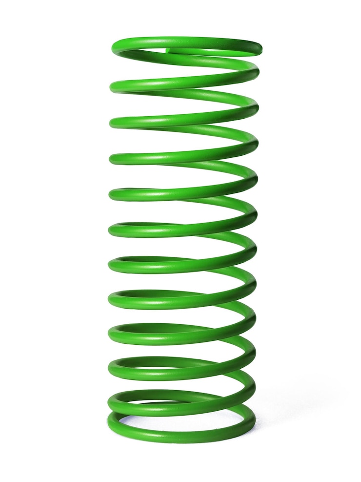 PSD automotive suspension springs transparent background