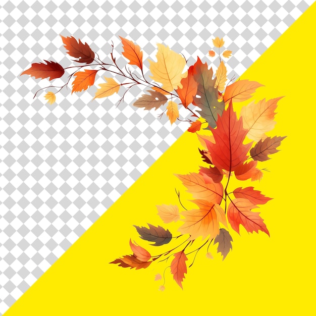 PSD autumn clipping path