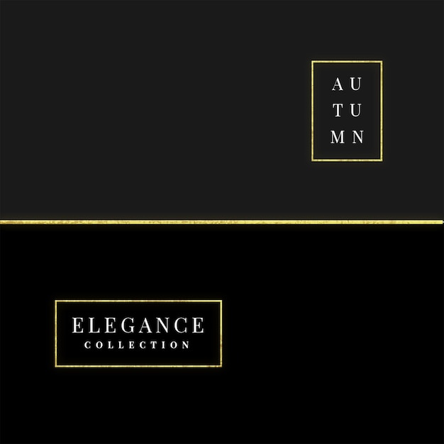 Autumn Elegance Minimalistyczna kolekcja złotych ramek