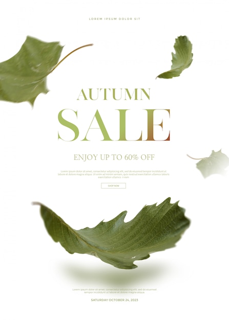 Autumn sale banner