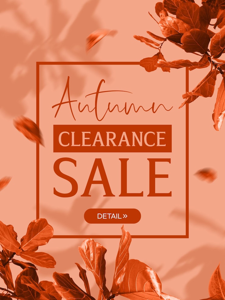 PSD an autumn sale banner