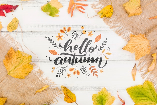 Autumn season welcoming message