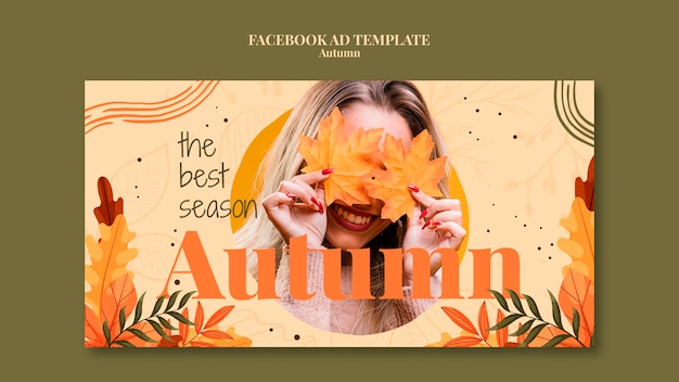 PSD autumn template design