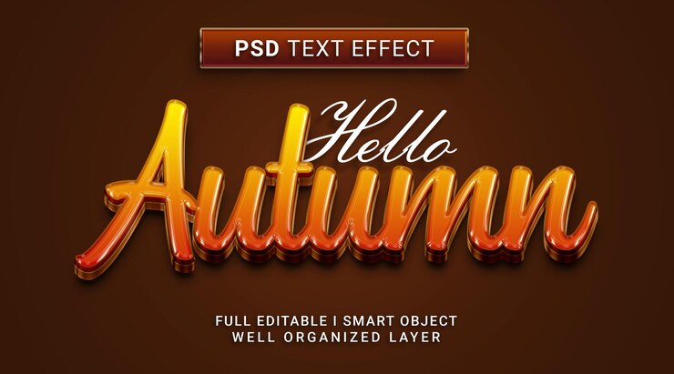 Autumn Text Effect