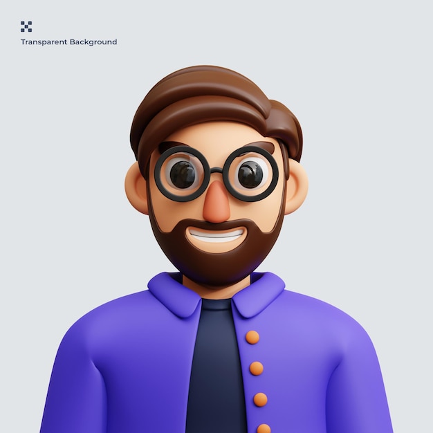 avatar 3d illustratie