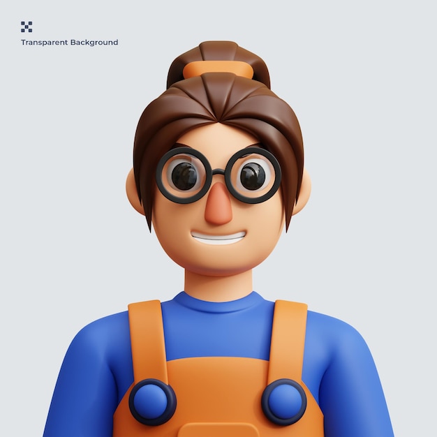avatar 3d illustratie