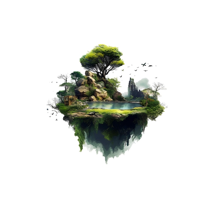 PSD avatar world vector icon