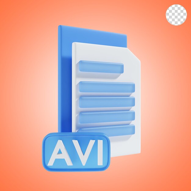 PSD avi file icon