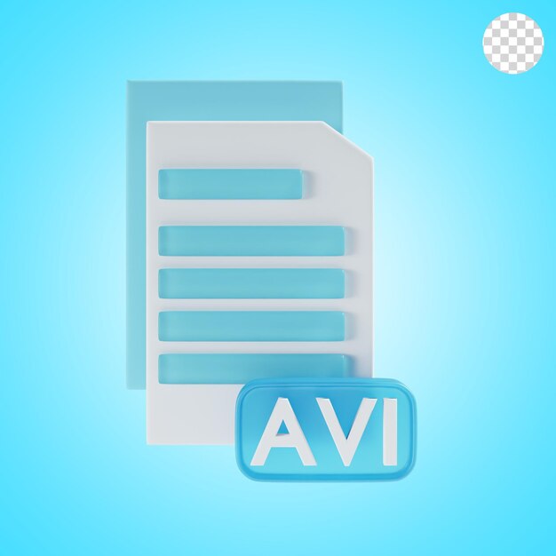 PSD avi file icon