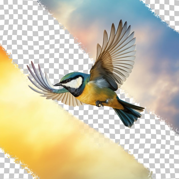 PSD avian creature transparent background