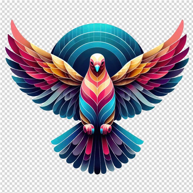 Avian harmony schitterend vector kunstwerk met een majestueuze vogel