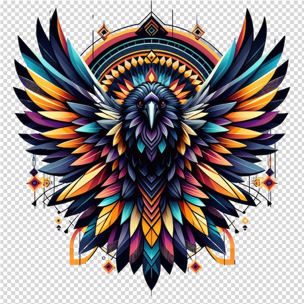 Avian harmony schitterend vector kunstwerk met een majestueuze vogel