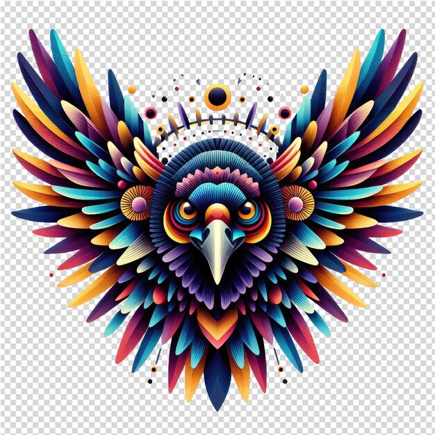 PSD avian harmony stunning vector artwork featuring a majestic bird