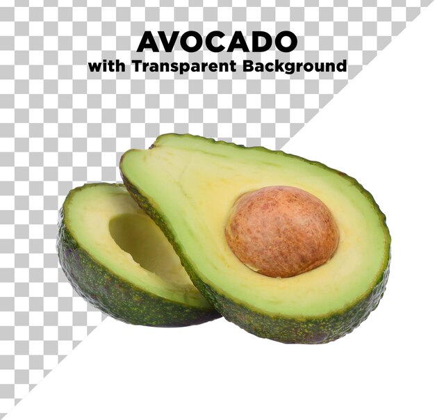 Avocado Fruit Foto PSD met doorzichtige achtergrond