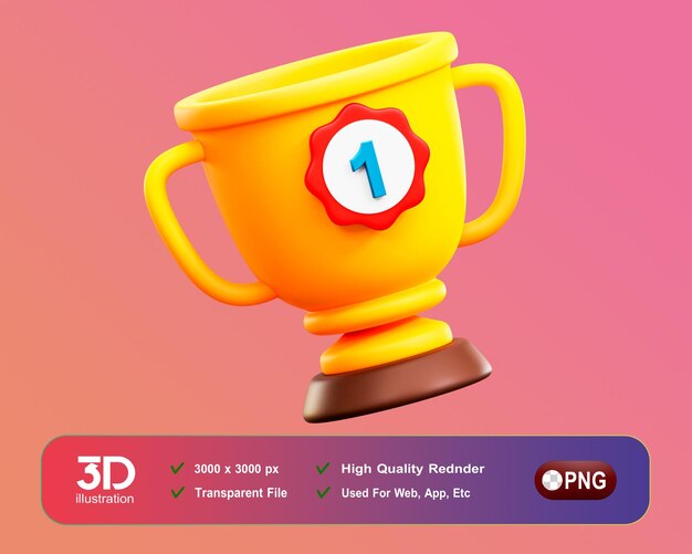 Award icon 3d