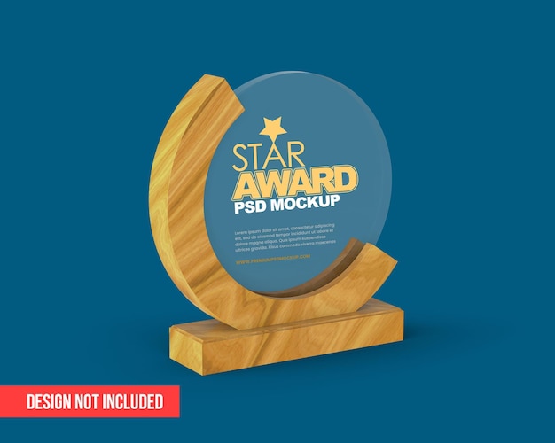 PSD award premium psd mockup-sjabloon