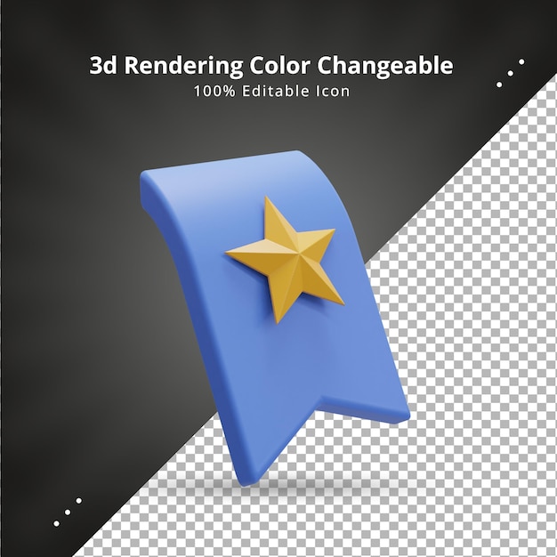 Award ui-pictogram 3d-rendering beloningspictogram