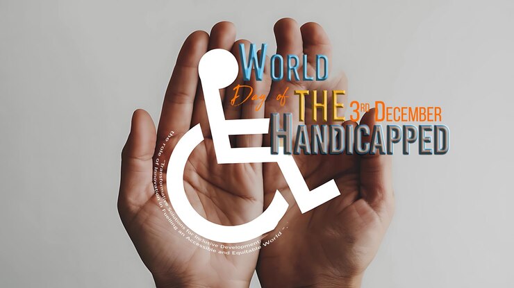 PSD awareness templet for world day of handicapped people 0n 3rd december