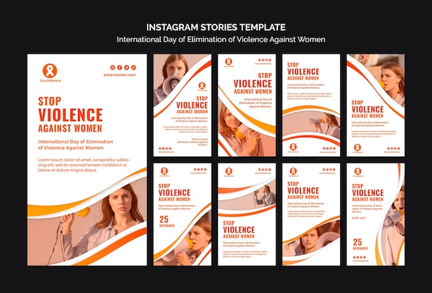 awareness of violence against women social media stories