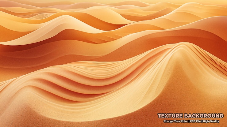 PSD awesome background abstract orange wave design