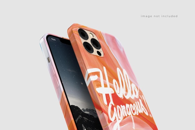 Awesome beautiful phone case mockup