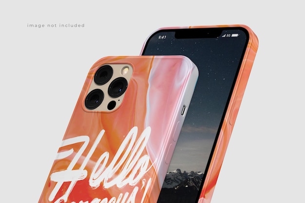 Awesome beautiful phone case mockup