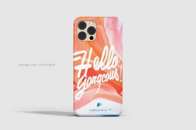 Awesome beautiful phone case mockup