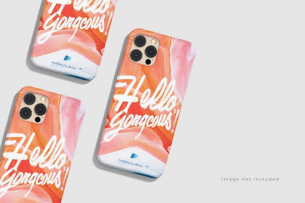 Awesome beautiful phone case mockup