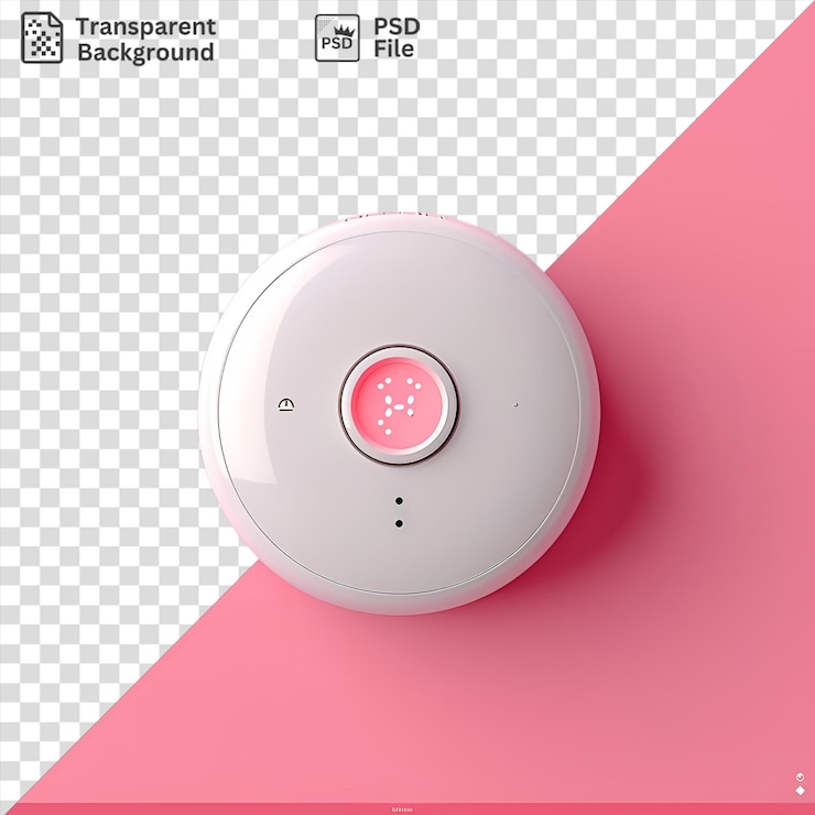 PSD awesome carbon monoxide detector on a light blue background