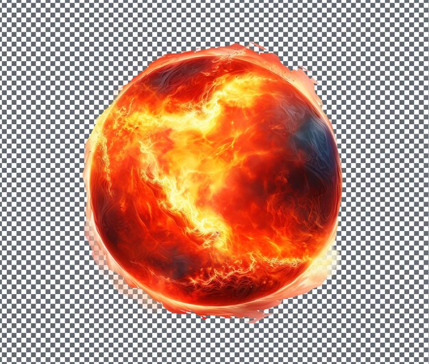 Awesome celestial ember isolated on transparent background