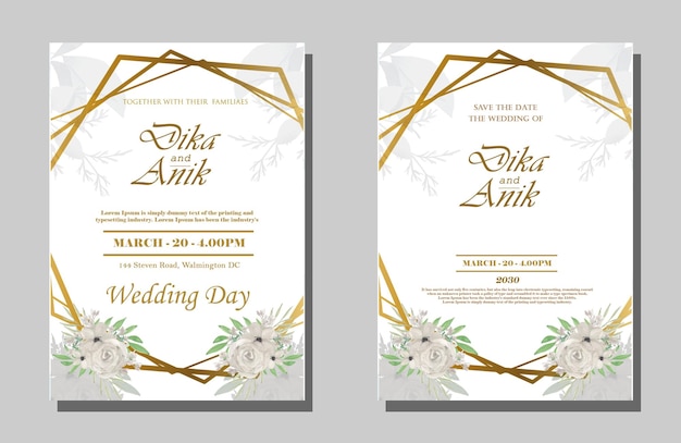 Awesome wedding invitation