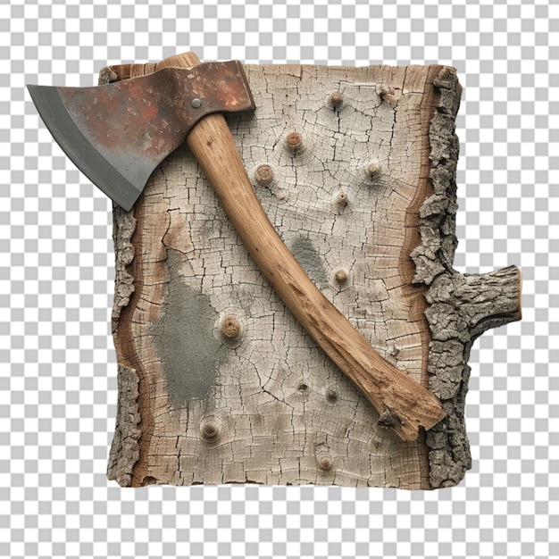 PSD axe isolated on transparent background