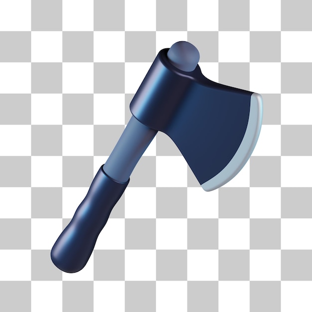 PSD axe weapon 3d icon