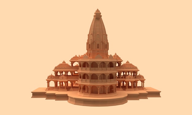 PSD ayodhya ram mandir back view