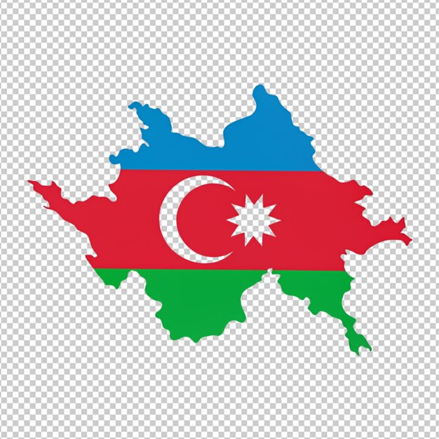 PSD azerbaijan on transparent background