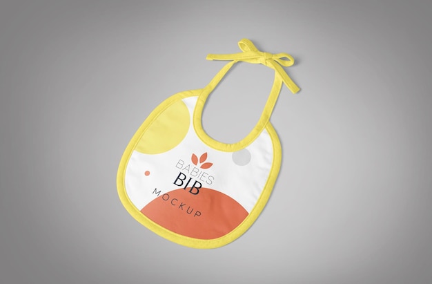 Babies bib mockup