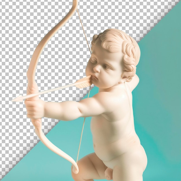 PSD baby archer in transparent focus