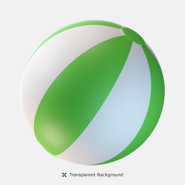 Baby bal speelgoed 3d pictogram illustratie