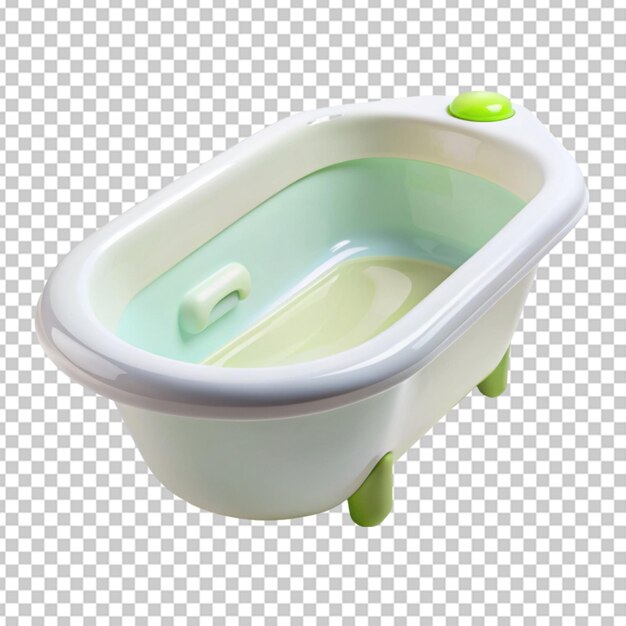 PSD baby bathtub on transperant background